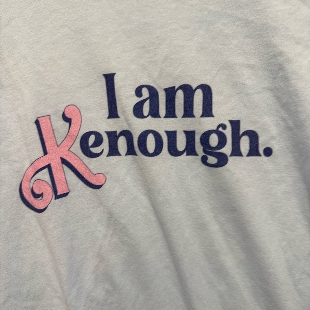 Bella+Canvas Adult Medium ‘I am Kenough’ Barbie T Shirt NWOT - Picture 2 of 7